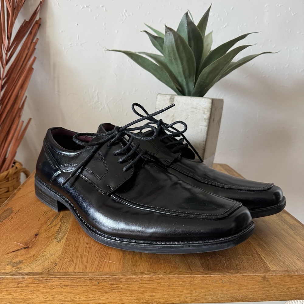 Freeman Colter Black Oxford Dress Shoes Men’s Size 10W